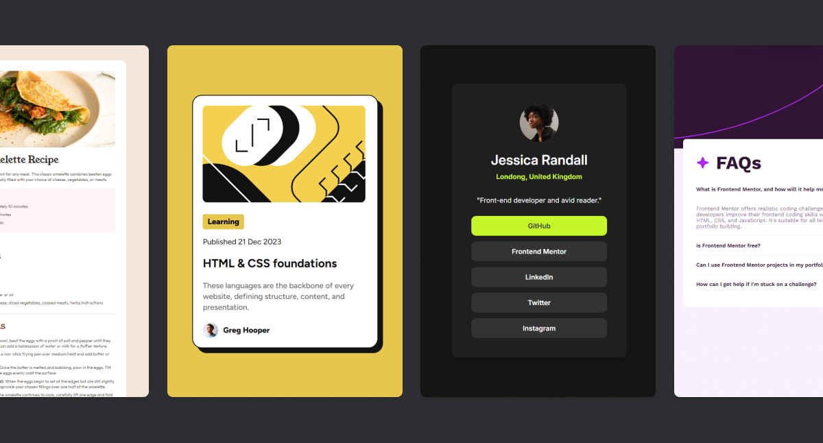 Preview do projeto Frontend Mentor
